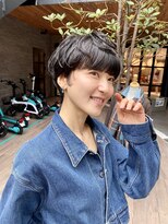 ハルキ ミナト ジャパン オオサカ(HARUKI MINATO japan OSAKA)&nbsp;40代50代小顔似合わせカットくびレイヤーエモージュ大人可愛い