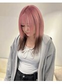 7510ニュアンスカラーハイトーンバレイヤージュインナーカラー