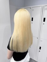 ペレ 栄店(PELE)&nbsp;デザインカラー/レイヤーカット/ウェットヘア/オリーブベージュ