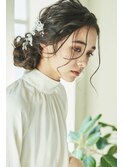 結婚式にもオススメ！ゆるふわシニヨン