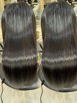 ロンドアヴァントゥス 池袋(Lond aventus) 韓国レイヤー/韓国風/ボブ/髪質改善/黒髪/ブリーチなし〔池袋〕