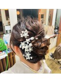 アニバーサリーヘアセット着物和服