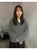 レイヤースタイル×オリーブグレージュ