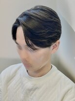 ビッケメンズヘア(Vicke Men's hair)&nbsp;フェザーパーマセンターパートダウンパーマニュアンスパーマ韓国