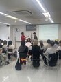 チョビー 銀座(chobii) 【コテ巻き風パーマセミナー】で講師を担当させて頂いてます！