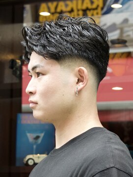 ザバーバー 渋谷(THE BARBER) Low Fade×Perm Style