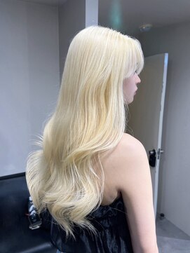 ベレーザ 渋谷神南(Beleza) 16121ブリーチ&ダブルカラーホワイトブロンドアッシュブロンド