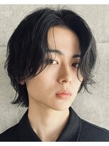 フィフス(fifth)&nbsp;原宿ニュアンスパーマメンズパーマオールバックツーブロック30代
