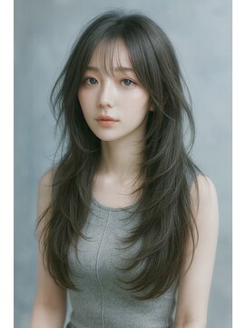 透明感フェアリーロングレイヤー