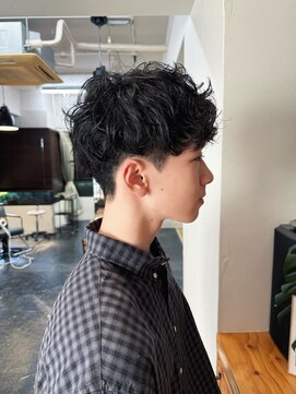 メンズヘア/癖毛風パーマ