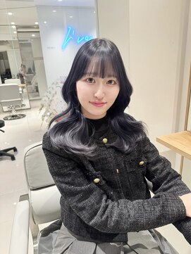 透明感たっぷりネイビーカラー【I've/原宿】fumika