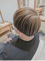 ルシードスタイル リム(LUCIDO STYLE Rim) _ダークブラウンハイトーンベージュ×_アンブレラカラー
