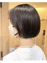 マノハル(MANOHARU) 多毛硬毛 黒髪ぱっつんミニボブ