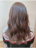 小顔◎ココアブラウンで韓国風ハッシュカット