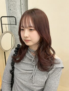 スニュウ(snuw) 【snuw_ayano】ピンクラベンダー/ピンクブラウン/韓国風巻き