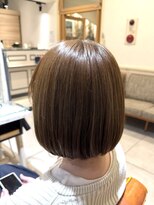 ネオリーブサイン 大森店(Neolive sign) 内巻きボブ×グレージュ 大森