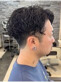 宇都宮メンズカットメンズパーマ波巻きスパイラルパーマツイスパ