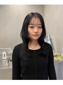 暗髪レイヤー