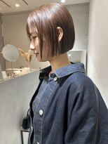 サンド 池袋 2nd(sand) ミニボブ/ブリーチなしダブルカラー/ベージュ