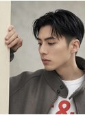 men'shair/センターパート/ツーブロック/シャドウパーマ