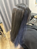 テーラ 南流山店(TELA)&nbsp;ネイビーブルーのインナーカラー【TELA HAIR南流山】