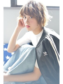 シエナ 渋谷(Siena) Siena カジュアルショートxムラハイライト