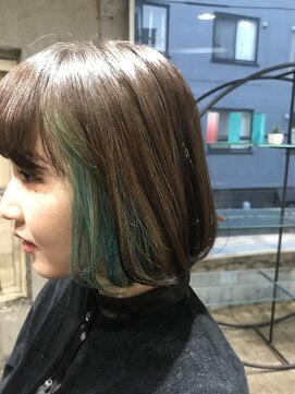 サロンドミルク 原宿(salon de MiLK) サロンドミルク 人気のデザインカラー  インナーグリーン