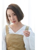 【VIRGO】イルミナカラーでツヤ感＋美シルエットボブ