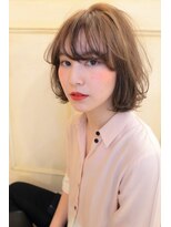 ヘアーアンドカラー プラーチェ(hair&color Plaatje) シースルーボブ　シースルーバンク【プラーチェ相模大野店】