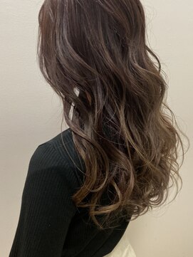 ヘアーブリーズ(hair breeze) 髪質改善トリートメント★ハイライトベージュ無造作ロング