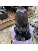 ASHLEY☆suzu インナーカラーブルー ダブルカラー