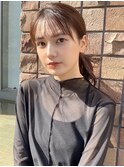 【FRAME】シースルーバングまとめても可愛い前髪