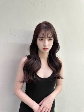 テオ(Theo) グレーベージュ ベビーピンクニュアンスカラー アッシュブラック