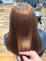 サンタフェ 岐阜島店(Santa'Fe) 【髪質改善】美髪ストレート/ショコラグレージュ
