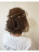 サンバイエム(#3/M) ハーフアップ