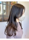 レイヤースタイル/髪質改善オリーブカラー