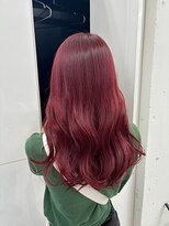 ジルスタジオ(JILL STUDIO) JILL STUDIO ロングウェーブ/レッドカラー