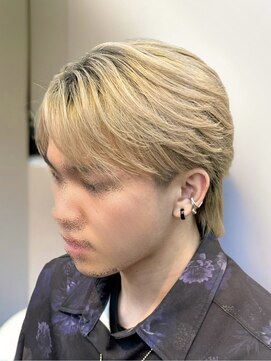 ビッケメンズヘア(Vicke Men's hair) フェザーパーマセンターパートダウンパーマニュアンスパーマ韓国