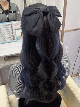 ヘアセットアリエス(aries) ハーフアップ