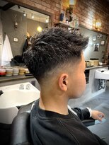 ブラックチョコレート(black chocolate)&nbsp;スキンフェード×ツイストパーマ