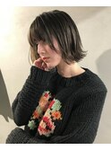 透ける地毛風カラー 外ハネボブ