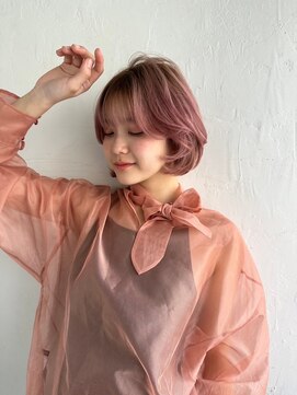 レイズアンダーバーホワイト(RAISE by _WHITE) 透明感ショート/春カラー/ブリーチなし/顔まわり