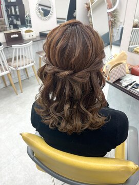 セットサロン ベル(Belle) ハーフアップ