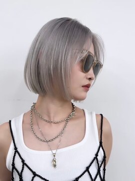 ギークス(GEEKS) 【GEEKS渋谷】ハイトーン/ハイトーンボブ/顎ボブ/ケアブリーチ