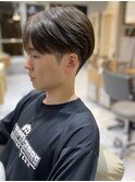 メンズショート【マッシュ×シースルーバング】