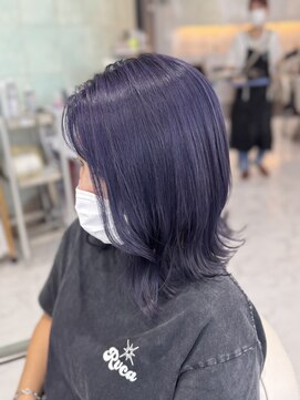 ハーツヘアーズ 五日市店(HEARTS hair's) ダブルカラー/バイオレット