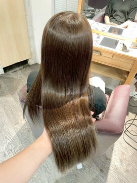 アフィナー(Afinar) 【横浜/横浜駅】髪質改善×艶ブラウンロング