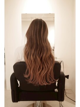 オンリー(ONLY.) ミルクティーグレー バレイヤージュ