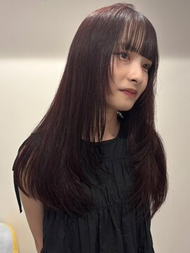 キャパ セントラル 天神 大名店(CAPA central) アッシュブラウン 前髪カット レイヤー 顔周りカット 20代