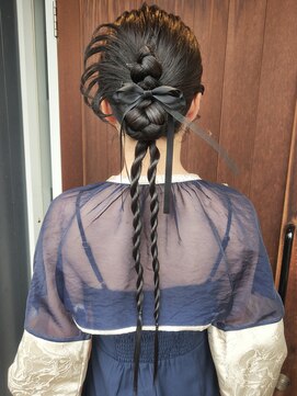 美容師 久保浦 ヘアアレンジ